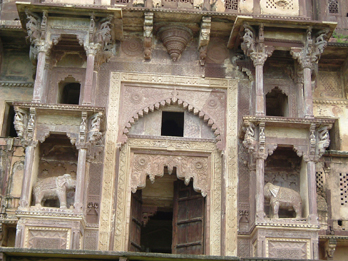 Jehangir Mahal a Orcha, India
